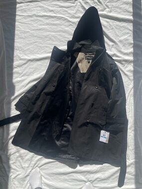 London Fog Women’s Trench Coat Jacket Classic Water-Resistant Style Size PXL NWT